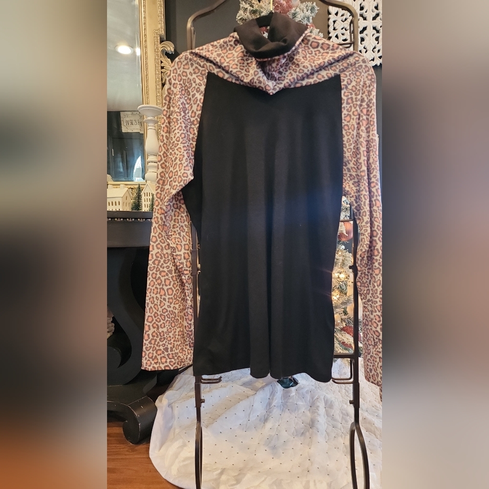 Medium cowl neck top